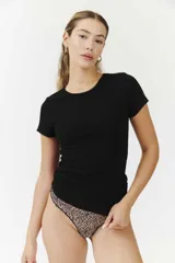 Colaless con estampado animal print.