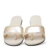 Sandalias tipo chinela Havaianas modelo You Angra, con base plana y tira ancha frontal con diseño de separación para el dedo.