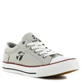 Championes Topper Wagon color gris con detalles en blanco y negro.