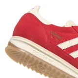 Championes Adidas SL 72 RS color rojo con detalles en blanco y suela de goma.