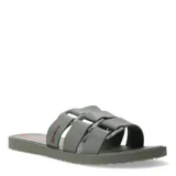 Sandalias tipo slide Ipanema modelo Bold, color negro, con tiras anchas entrelazadas y logo de la marca en relieve sobre una de las tiras. Poseen suela plana de goma con plantilla anatómica.