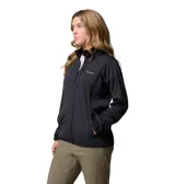Campera polar de mujer Columbia Essential Hike Grid color negro, con cierre frontal completo, cuello alto y bolsillos laterales. Cuenta con tecnología Omni-Wick para absorber la humedad y mantener la comodidad.
