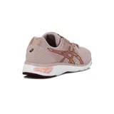 Championes de running Asics Gel-Kamo 2 para mujer, en color rosado con detalles en tono vino y el logotipo lateral característico de la marca.