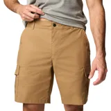Short cargo Columbia para hombre, color marrón, con bolsillos laterales tipo cargo, bolsillos para las manos y bolsillos posteriores. Confeccionado en tejido elástico en dos direcciones con tecnología Omni-Shade UPF 50.