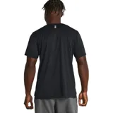 Remera deportiva Under Armour Launch Sleeve, color azul con logo blanco en el pecho. Confeccionada en tejido suave, ligero y transpirable que capilariza el sudor y se seca rápidamente.