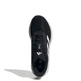 Championes de running Adidas modelo Response Super, color negro con las tres tiras laterales en gris claro y entresuela blanca. Presentan capellada de malla transpirable, entresuela con tecnología Dreamstrike+ para mayor amortiguación y suela con barras de goma para un agarre superior.
