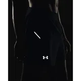 Short deportivo Under Armour modelo Launch Pro 5, diseñado para running. Confeccionado en tejido ultraligero y elástico en cuatro direcciones, cuenta con forro interior de malla para mayor transpirabilidad, cintura elástica con cordón interno, bolsillo central trasero expandible y detalles reflectantes.