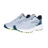 Championes de running 361° Cushion, color gris claro con detalles en azul y verde.
