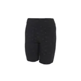 Calza corta de lycra negra con estampado del logo de Nike Air en gris.