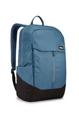 Mochila Thule Lithos de 20 litros, color azul con base negra.