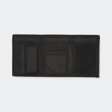 Billetera triple Vans Slipped con estampado de camuflaje, compartimento para billetes, ranuras para tarjetas, espacio para CI y monedero.