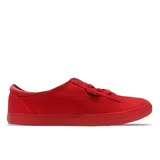 Championes Reef de lona color rojo con cordones.