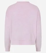 Pijama de dos piezas confeccionado en plush, compuesto por una remera de manga larga con cuello redondo y un pantalón largo de corte recto con cintura elástica. Presenta un diseño con textura embossada en relieve en toda la prenda.