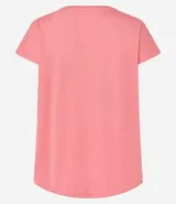 Remera de manga corta Get Over, confeccionada en microfibra con textura de micro-cuadros y escote redondo. Presenta un diseño versátil y ligero, ideal para actividades deportivas o uso casual.