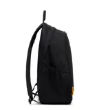 Mochila urbana Caterpillar modelo Tokyo, color negro, con compartimento principal con cierre, bolsillos laterales de red y logo de la marca en el frente.