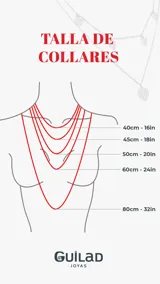 Gargantilla plateada con dije en forma de U con circonias engarzadas y una perla.