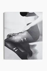 Medias de compresión semi brillantes de 40 deniers, diseñadas para favorecer la circulación sanguínea, con cintura elástica.