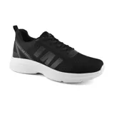 Championes deportivos American Sport Pau, color negro con detalles en gris y blanco.