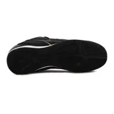 Championes de fútbol sala Diadora Barricade, color negro con detalles dorados.