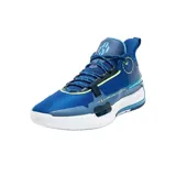 Championes de básquet 361 Goey 1.0, color azul con detalles en amarillo y blanco.