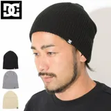 Gorro de lana DC Shoes modelo Clap, color negro, tejido en canalé con pequeña etiqueta lateral con el logo de la marca.