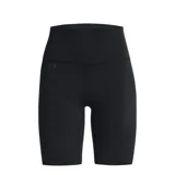Calza biker Under Armour Motion color negro, de tiro alto y corte ajustado.