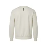 Buzo de cuello redondo Armani EA7, color negro, con logo de la marca estampado en color dorado en el centro del pecho.
