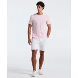 Remera rosa de algodón orgánico, de corte entallado y cuello redondo. Presenta el logo de Original Penguin en el pecho.