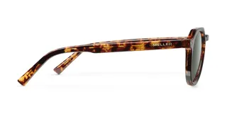 Lentes de sol con montura geométrica carey, lentes polarizadas verdes con protección UV400. Diseñados para un perfecto equilibrio entre comodidad y durabilidad.