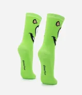 Medias de caña larga color verde con estampado de Mike Wazowski de Monsters Inc.