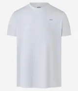 Remera deportiva de manga corta con cuello redondo, confeccionada en tejido técnico de poliéster con tecnología de secado rápido. Presenta recortes laterales en poliamida y detalles reflectantes.