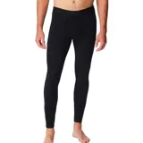 Calza larga térmica negra de hombre, con tecnología de calor reflectante Omni Heat, evaporación avanzada y control de la humedad.