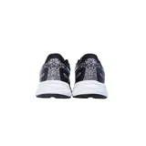 Championes Asics Kabuki de mujer, color negro con detalles en blanco y celeste.