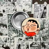 Pin de 2,5cm de diámetro con la imagen de Shin Chan.