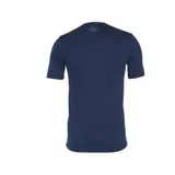 Remera Under Armour de hombre, color negro, de corte clásico y mangas cortas. Presenta el logo de la marca estampado en el pecho.