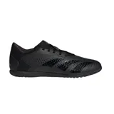 Championes de fútbol adidas Predator Accuracy 4, color negro, con diseño texturizado en la parte frontal y cordones al tono.