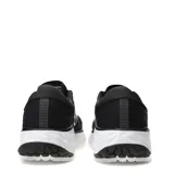 Championes de running New Balance Fresh Foam Evoz para mujer, color negro con el logotipo lateral y detalles en rosado, entresuela blanca y suela con amortiguación.