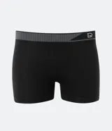 Kit de dos bóxer para hombre, confeccionados en poliamida, con cintura elástica a rayas y logo de la marca. Incluye un bóxer negro y uno gris.
