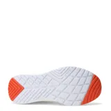 Championes Topper Wind 5 color blanco con detalles en rosa y naranja. Capellada de mesh, entresuela de EVA y suela de goma.