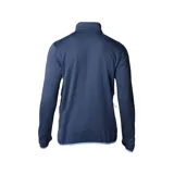 Campera de polar Columbia color gris oscuro, con cierre frontal completo, cuello alto, bolsillos laterales con cierre y bolsillo vertical con cierre en el pecho. Logo de la marca bordado en el pecho.