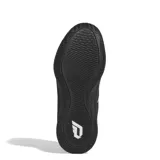 Championes de básquet Adidas Dame Certified Basket 3.0, color negro con detalles en blanco.