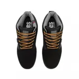 Zapatillas de media caña Etnies Jefferson color marrón, con cordones redondos y logo en el lateral.