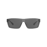 Lentes de sol Mormaii modelo Munique, con armazón rectangular de acetato gris y lentes oscuras polarizadas.