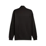 Campera deportiva Puma con cierre frontal completo, cuello alto y bolsillos laterales. Presenta una textura tipo waffle en el cuerpo y mangas, con el logo de la marca bordado en el pecho.