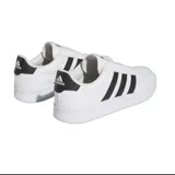 Championes Adidas Breaknet 2.0 de hombre, color blanco con detalles en negro, inspirados en el tenis.