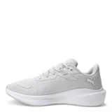 Championes Puma Skyrocket Lite Elevate grises con detalles en negro y blanco.