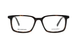 Armazón para lentes recetados marca Azzaro, modelo 31186 col 3, de acetato color carey.