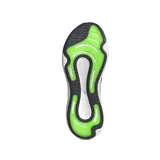 Championes Adidas Supernova 2.0 color gris con detalles en verde y negro, ideales para running.