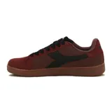 Championes Diadora Court Xl Lifestyle para hombre, color bordó con detalles en negro.