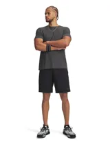 Short deportivo Under Armour Vnsh Wvn negro, de secado rápido, ultraligero y con bolsillos laterales.